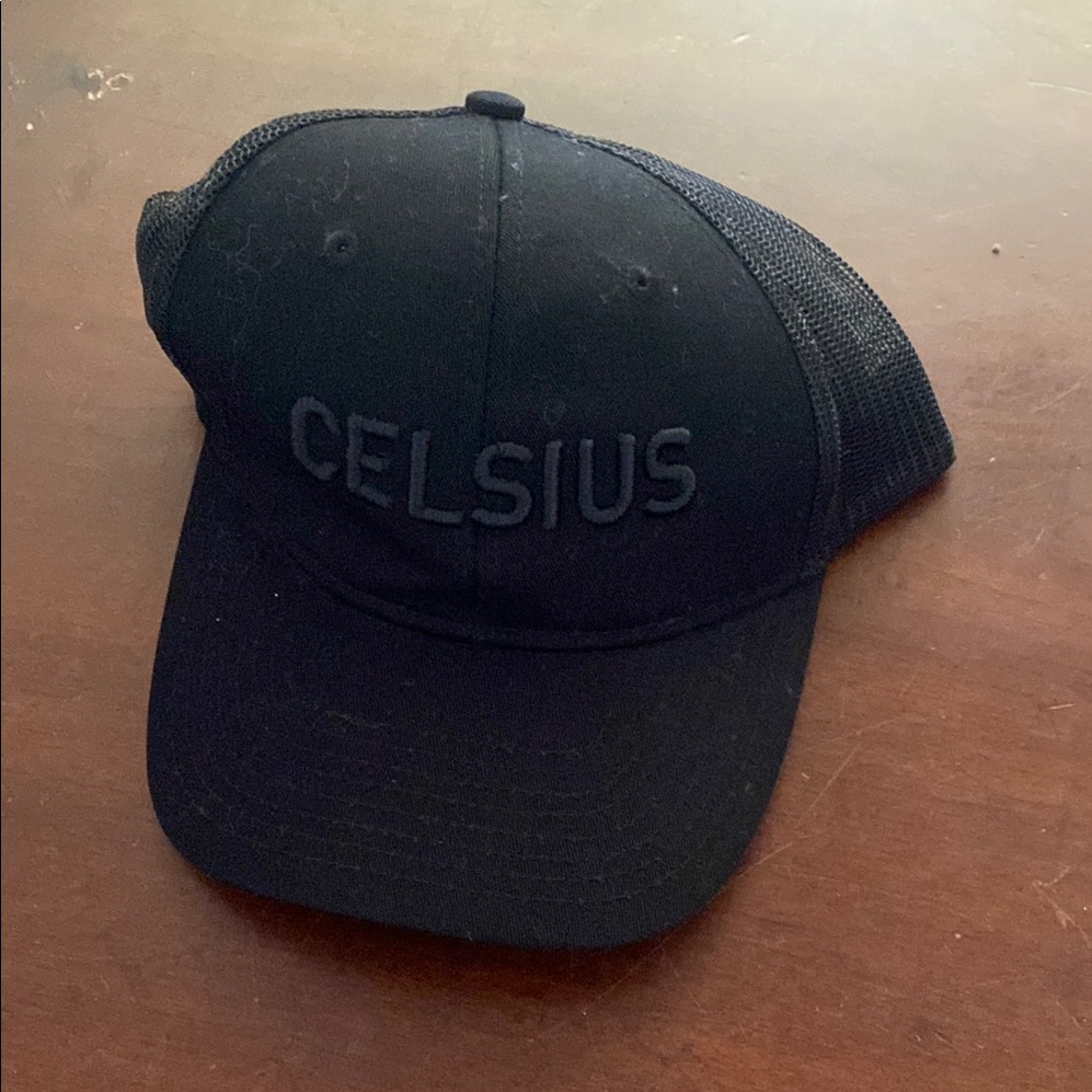 Celsius Black Mesh Cap